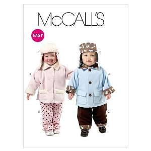 Patterns M6385 Infants Lined and Unlined Jackets, Pants and Hats 