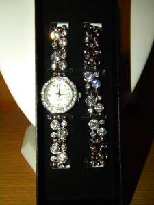 Avon Chic Frost Watch and Bracelet Set New Item  