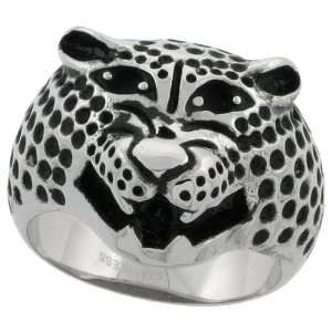 Surgical Stainless Steel 13/16 in. (21mm) Panther Ring (Available in 