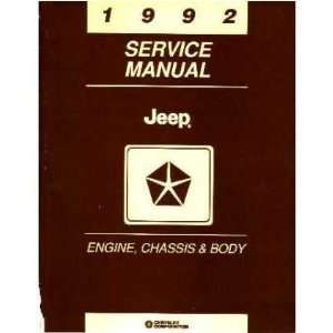  1991 JEEP CHEROKEE COMANCHE WRANGLER Service Manual 