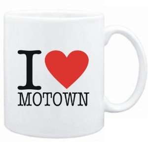  Mug White  I LOVE Motown  Music