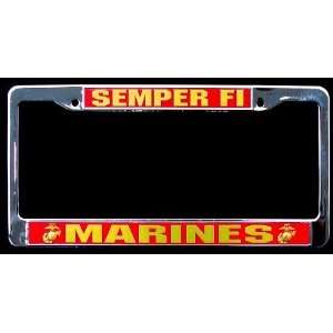   Semper Fi License Plate Frame   Ships in 24 hours 