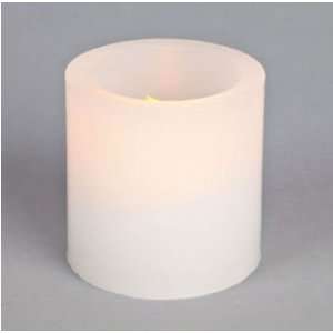   Operated Wax Straight Edge Votive  White  Case of 54