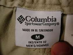 COLUMBIA Classic Travel Hiking Pants (Mens Medium)  