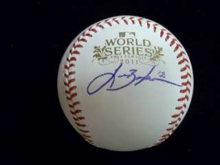   Berkman Signed 2011 World Series Baseball St. Louis Cardinals  