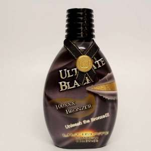  ULTIMATE BLACK 100XXX Bronzer Tanning Lotion   11 oz 