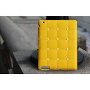   Anti Slip Soft Silicone Sofa Case Cover for iPad 2 Yellow Electronics