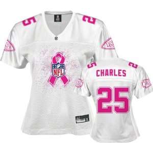  Jamaal Charles Kansas City Chiefs Womens Breast Cancer 