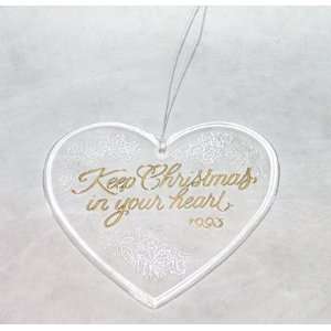   Christmas In Your Heart Pendant Vintage 1993 Decor