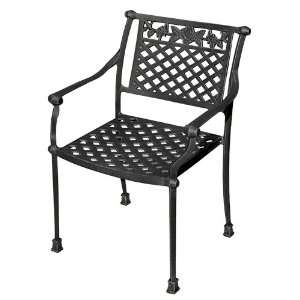  Princeton Cast Aluminum Arm Chair   Antique Bronze Patio 