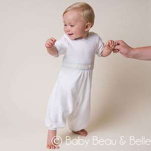 Baby Beau & Belle Harrison Short Sleeve Jumpsuit  