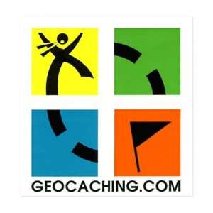  3 x 3 Color Geocaching Sticker
