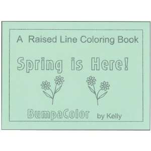  A Raised Line Coloring Book Spring is Here Health 