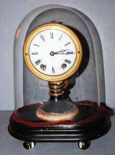   SONS & CO., NEW YORK, RARE T & S DOMED CANDLESTAND CLOCK  