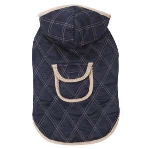   Zack & Zoey Polyester Quilted XX Small Dog Jacket, Navy