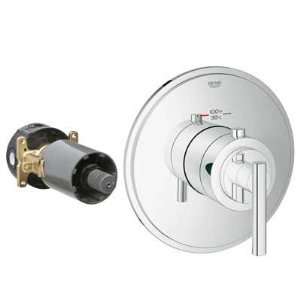   Timeless GrohFlex Timeless Thermostatic Valve Trim less Rough In Val