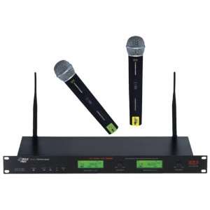  Dual Pll Synthesized Uhf Wireless Hand Held Microphone 
