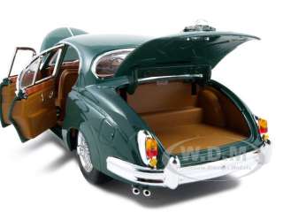 1959 JAGUAR MARK II GREEN 118 DIECAST MODEL CAR  