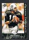 1993 UD NFL Experience Super Bowl Collect Series Silver JIM PLUNKETT 