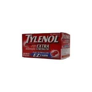  Tylenol Extra Strength Ez Tabs Pain Reliever Tabs 50ct 