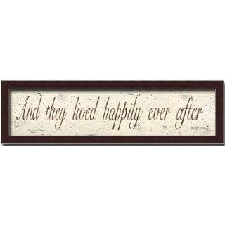And they livedHappily Ever After Vinyl Wall Art 