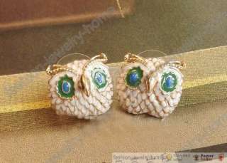 Apair fashion cute owl earrings  
