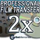 2X 5INCH 200FT 8MM 16MM SUPER 8 MOVIE FILM TO DVD $56