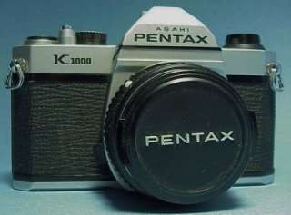 PENTAX K1000 SLR FILM CAMERA VTG ASAHI OPTICAL SMC PENTAX M 50MM 12 