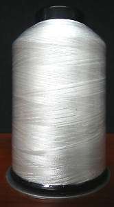 Embroidery Thread #40 ~ WHITE ~ 5500 yds (loc 8D3)  