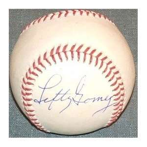  Autographed Lefty Gomez Baseball
