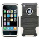 Dragoncell 2 in 1 Grey White Hybrid case cover for Apple iPhone 3G 3GS