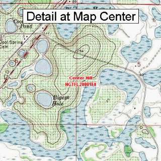   Map   Center Hill, Florida (Folded/Waterproof)