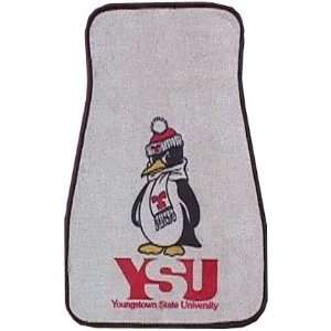  Youngstown State Penguins Set of 2 Car Floormats (Automats 