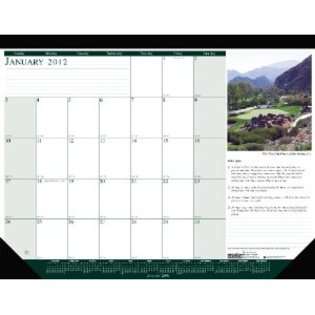  of Doolittle Earthscapes Golf Course Desk Pad Calendar, 12 Months 