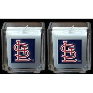  St Louis Cardinals Set of 2 Candles