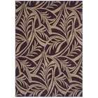   Rugs Home Nylon Abstracted Cranberry Leaf Rug   Size Runner 26 x 7
