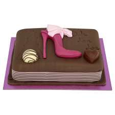 Tesco Shoe La La Chocolate Celebration Cake   Groceries   Tesco 