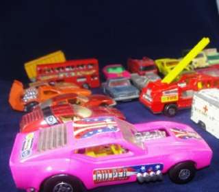 Lot of 25 Vintage Diecast Toy Cars Lesney Matchbox Superfast Corgi Hot 