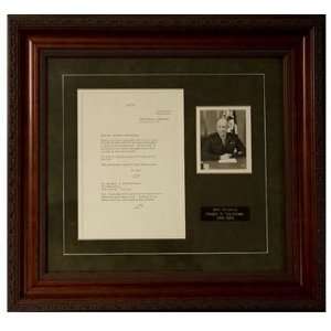  Dwight D. Eisenhower Framed Document