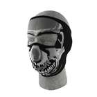 Outdoor Chrome Skull Neoprene Thermal Cold Weather Full Face Mask 