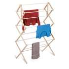   Can Do DRY 01638 Heavy Duty Indoor Folding Drying Rack, Wood Accordion