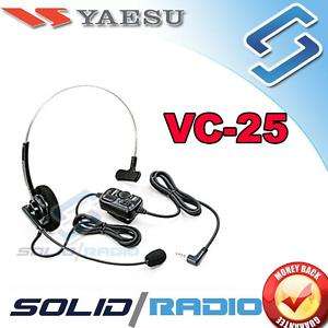 Yaesu VC 25 VOX headset mic VX 2R VX 5R VX 150 FT 60  