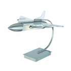   Source LS 21550 Accent Table Lamp, Polished Steel with Airplane Shade