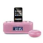 iLuv iMM153WHT Dual Alarm Clock with Bed Shaker for your iPod   White