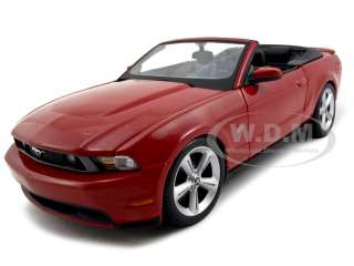   diecast car model of 2010 ford mustang gt convertible die cast car by