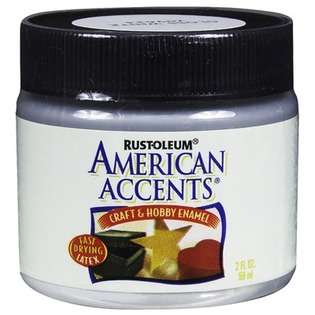 AmericanAccents American Accents Gloss White Craft & Hobby Brush 