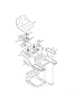 CRAFTSMAN Tractor Engine/muffler Parts  Model 247288841 