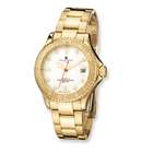 Jewelry Adviser Watches Mens Charles Hubert Gold plated Stainless 