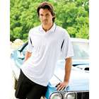   Big And Tall Waffle Knit Golf Sport Shirt, COLUMBIA BLUE, X Large