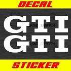vw GTI Decals / Stickers emblem vinyl   volkswagen